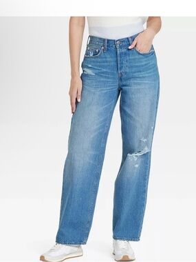 Universal Thread Women's Mid-Rise
90's Baggy Jeans - Blue